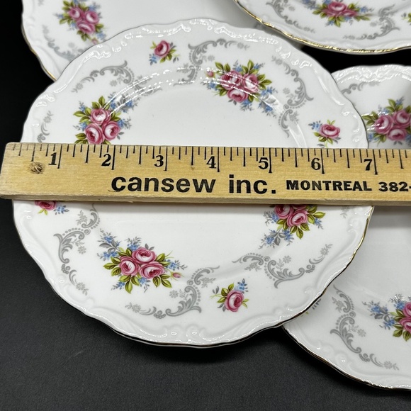 Royal Albert Tranquillity 7" Dessert Plates(Set of 6) Bone China England - Picture 3 of 4